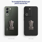 Vivo Y200 5G Compatible Satyamev Jayate 3D Metal Emblem Sticker