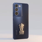 Vivo Y200e 5G Compatible Satyamev Jayate 3D Metal Emblem Sticker
