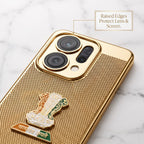 Oppo Reno 14 5G Tri-Color Satyamev Jayate Mesh Electroplated Heat Dissipation Case