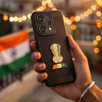 Oppo Reno 14 5G Tri-Color Satyamev Jayate Mesh Electroplated Heat Dissipation Case