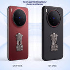 Vivo X300 5G Compatible Satyamev Jayate 3D Metal Emblem Sticker