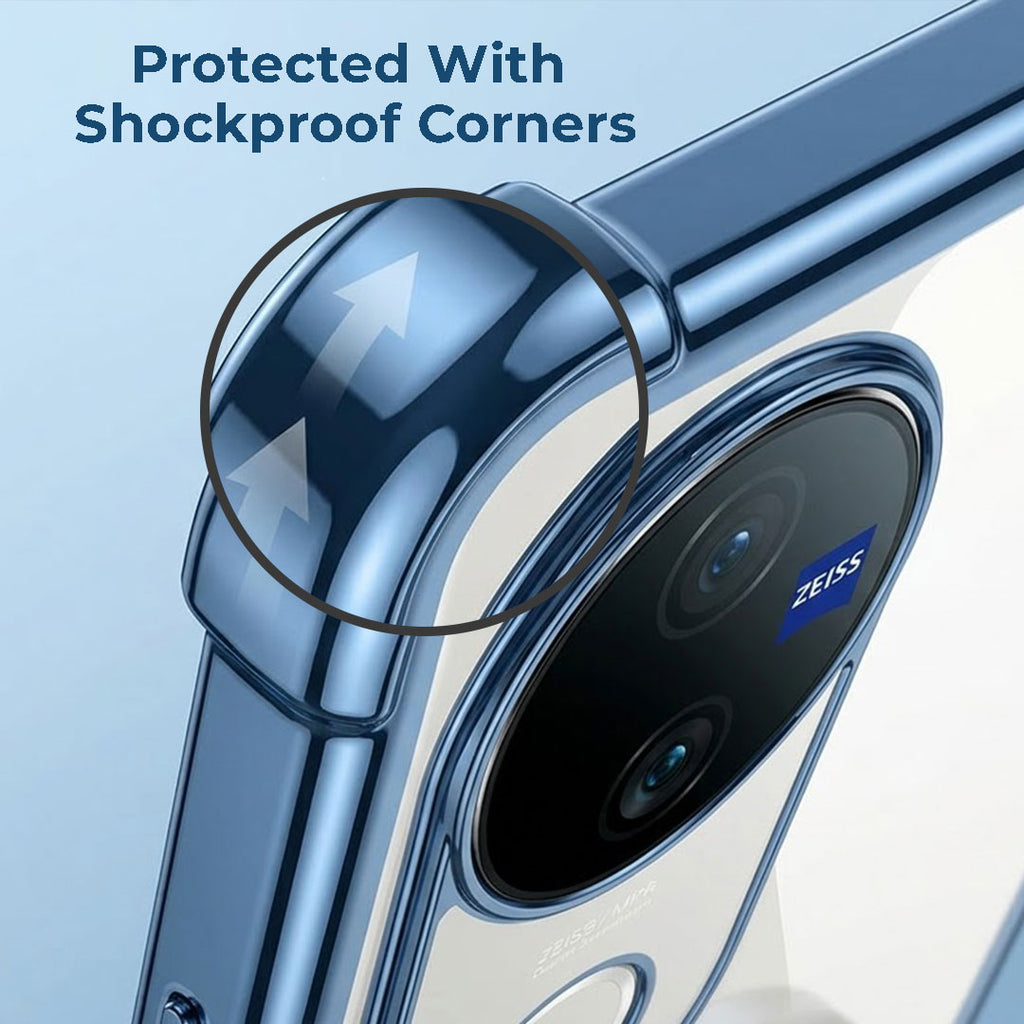 Vivo V50 5G Original Luxury Magnifier Ring Stand Shockproof Airbags Corner Case
