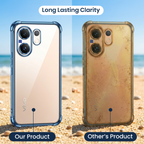 Vivo V60 5G Anti-Yellow Electroplating Transparent Airbags Case