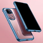 Vivo V50 5G Anti-Yellow Electroplating Transparent Airbags Case