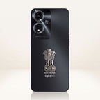 Oppo A59 5G Compatible Satyamev Jayate 3D Metal Emblem Sticker