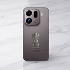 Oppo Find X9 Pro 5G Compatible Satyamev Jayate 3D Metal Emblem Sticker