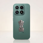Xiaomi 17 5G Compatible Satyamev Jayate 3D Metal Emblem Sticker