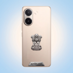 Vivo V60e 5G Compatible Satyamev Jayate 3D Metal Emblem Sticker