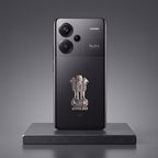 Redmi Note 13 Pro+ 5G Compatible Satyamev Jayate 3D Metal Emblem Sticker