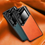 Samsung Galaxy S23 FE 5G luxury Generous® Leather Protective Back Case