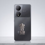 Vivo Y100 5G Compatible Satyamev Jayate 3D Metal Emblem Sticker
