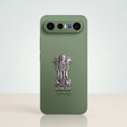 Vivo X300 FE 5G Compatible Satyamev Jayate 3D Metal Emblem Sticker