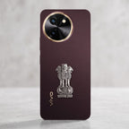 Vivo T3x 5G Compatible Satyamev Jayate 3D Metal Emblem Sticker