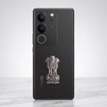 Vivo V29 Pro 5G Compatible Satyamev Jayate 3D Metal Emblem Sticker