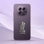 Oppo F29 5G Compatible Satyamev Jayate 3D Metal Emblem Sticker