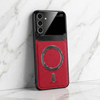 Samsung Galaxy A54 5G Premium Magsafe Magnetic Leather Lens Protective Case