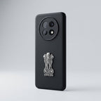 Oppo F31 Pro Plus 5G Compatible Satyamev Jayate 3D Metal Emblem Sticker
