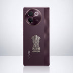 Vivo V30e 5G Compatible Satyamev Jayate 3D Metal Emblem Sticker