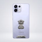 Oppo K13 5G Compatible Satyamev Jayate 3D Metal Emblem Sticker