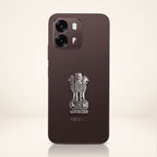 Oppo A6 Pro 5G Compatible Satyamev Jayate 3D Metal Emblem Sticker