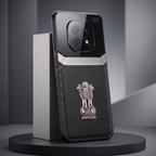 Oppo F29 Pro 5G Satyamev Jayate 3D Metal Leather Back Case