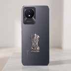Vivo Y02t 5G Compatible Satyamev Jayate 3D Metal Emblem Sticker