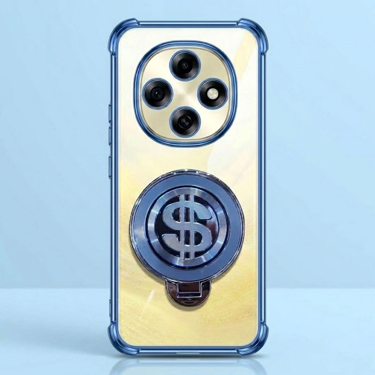 Oppo F31 Pro 5G Four Corner Airbags 100% Original Astro Money Magnet Rotating Dollar Case