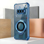Nothing Phone 3a 5G Original Luxury Magnifier Ring Stand Shockproof Airbags Corner Case