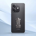 Oppo A3x 5G Compatible Satyamev Jayate 3D Metal Emblem Sticker