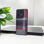 Motorola Edge 50 Pro 5G Luxury Grid Pattern Glass Back Shockproof Case