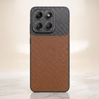 Motorola Edge 70 Fusion 5G Carbon Fiber Leather Hybrid Phone Case