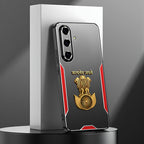 Samsung Galaxy A36 5G Satyamev Jayate 3D Metal Aluminium Back Case