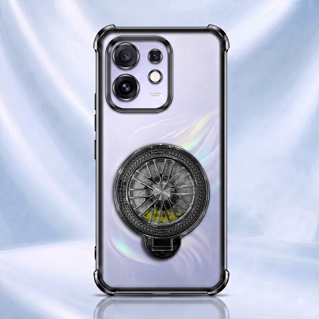 Oppo Reno 16 5G Premium Stress Buster Wheel Rotating Shockproof Airbags Case