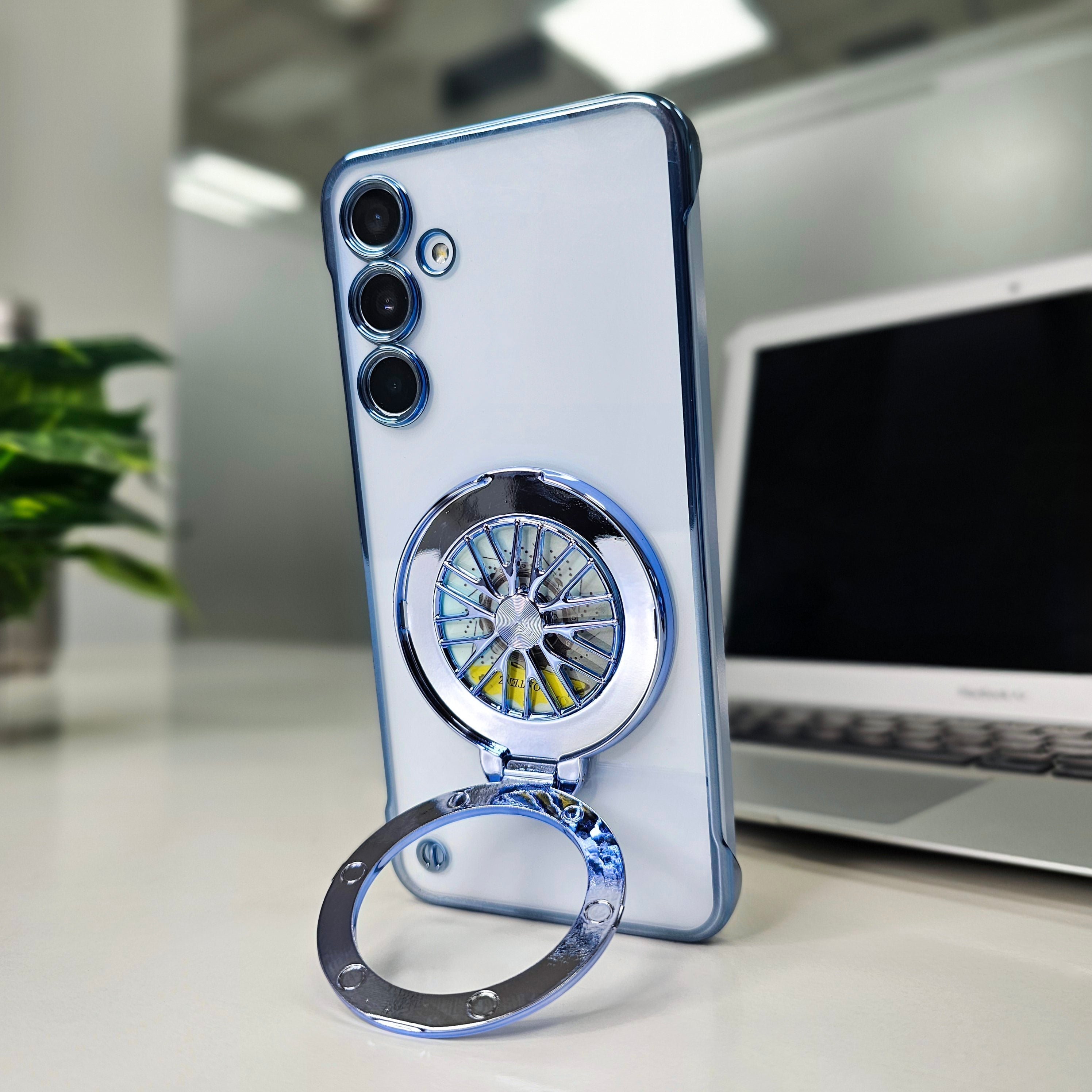 Samsung Galaxy S23+ 5G Porsche® Wheel Frameless Case