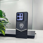 Motorola Edge 50 Pro 5G Luxury Lion Pattern Leather And Liquid Silicone Case