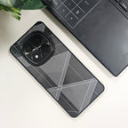 Redmi Note 14 Pro 5G Triangle Pattern Matte Back Shockproof Case