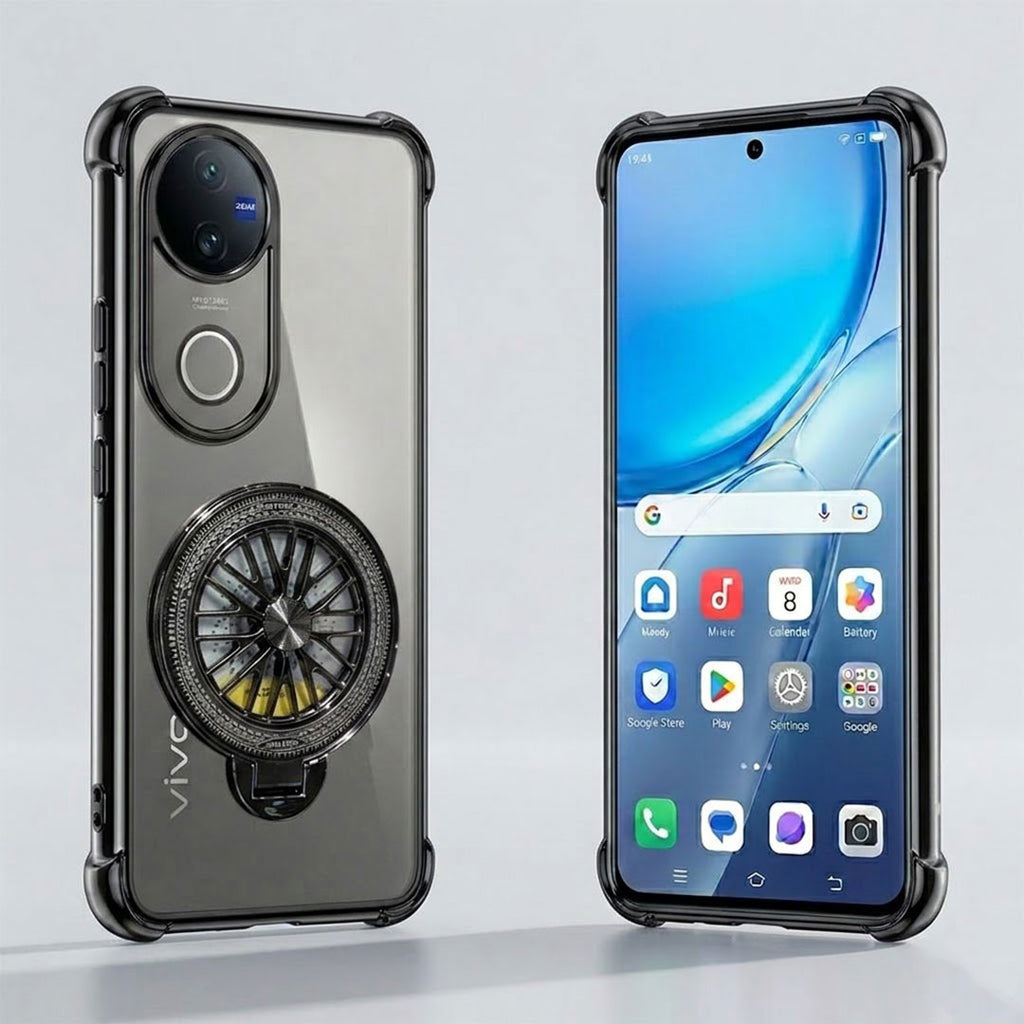 Vivo V50 5G Premium Stress Buster Wheel Rotating Shockproof Airbags Case