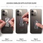 OPPO A5 Pro 5G Compatible Satyamev Jayate 3D Metal Emblem Sticker