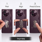 Vivo V30e 5G Compatible Satyamev Jayate 3D Metal Emblem Sticker