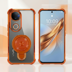 Vivo V50 5G Invincible Bracket Ring Stand Airbag Cosmic Orange Case