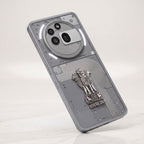 Nothing Phone 3A Pro 5G Compatible Satyamev Jayate 3D Metal Emblem Sticker