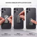 CMF Phone 2 Pro 5G Compatible Satyamev Jayate 3D Metal Emblem Sticker