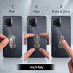 Vivo T1x 5G Compatible Satyamev Jayate 3D Metal Emblem Sticker