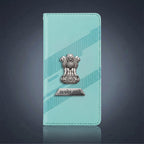 Samsung Galaxy A36 5G Metal Satyamev Jayate 2-in-1 Emblem Magnetic Flip Wallet Case