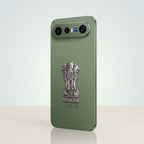 Vivo X300 FE 5G Compatible Satyamev Jayate 3D Metal Emblem Sticker
