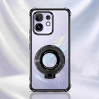 Oppo Reno 16 5G Original Luxury Magnifier Ring Stand Shockproof Airbags Corner Case