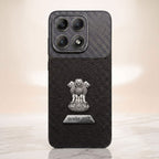 Motorola Edge 70 Pro 5G Satyamev Jayate 2-in-1 Emblem Carbon Fiber Leather Phone Case
