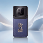 Oppo F29 Pro 5G Satyamev Jayate 3D Metal Leather Back Case