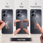 Vivo Y56 5G Compatible Satyamev Jayate 3D Metal Emblem Sticker