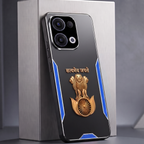 Oppo Reno 13 5G Satyamev Jayate 3D Metal Aluminium Back Case